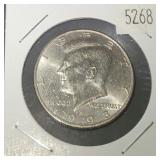 1993 D JFK Half Dollar BU