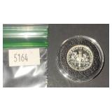 2000 S Roosevelt Silver Proof Dime