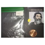 2003 D Us Penny and Saddam Hussein Capture insert
