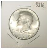 1964 JFK Silver half dollar