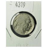 1918 Buffalo Nickel G4 Condition