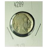 1917 Buffalo Nickel G4 Condition