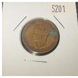 1938 Jamaica Half Penny