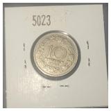 1925 Austria 10 Groschen Copper Nickel Coin