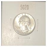 1970 D Washington Quarter AU condition