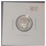 1941 Mercury Silver Dime VG-8