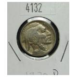 1920 D Buffalo Nickel VG8 Condition