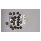 20 Assorted Indian Head Pennies worth $3 each