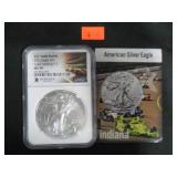 2021 Indiana Eagle Landing T-2 NGC MS-70