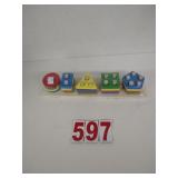 Wood Shapes Stacking Puzzle