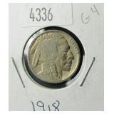 1918 Buffalo Nickel G4 Condition