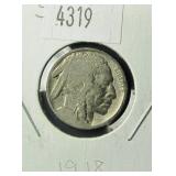 1918 Buffalo Nickel G4 Condition