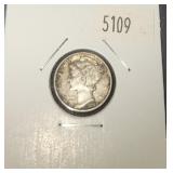 1942 Mercury Silver Dime