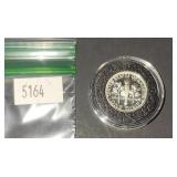 2000 S Roosevelt Silver Proof Dime