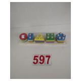 Wood Shapes Stacking Puzzle