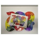Snake Puzzle with numbers and letters