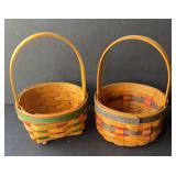 Two Longaberger Baskets 1996 and 1998