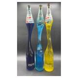 3-Carnival Pepsi and Coke stretch bottles
