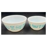 Vintage Pyrex Amish B pop utterprint mixing bowls