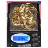 GOLD CHAINS AND RINGS 14k 23.43 grams