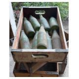 7 up Crate and bottles