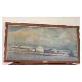 MCM BARN LANDSCAPE PRINT-Eric Sloane