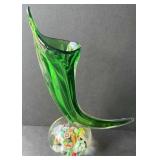 Murano Glass Cornucopia
