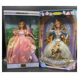 Barbie, sleeping beauty and Rapunzel