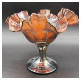 FENTON CARNIVAL GLASS CAPTIVE ROSE