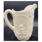 Imperial glass windmill Milk Glass Pitcher