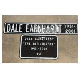 2-Heavy Metal Dale Earnhardt Signs EMBOSSED