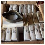 Box of exhaust pipe flanges