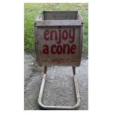 \enjoy a cone stand