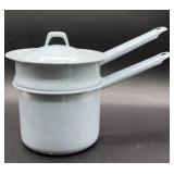VTG Double Boiler-Enamel VTG Blue