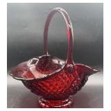 IN.GLS.Canterbury Sunset Amberina Basket