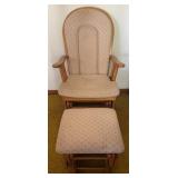 Glider rocking chair