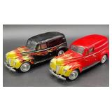 Diecast 1940 Ford sedans