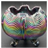 FENTON 3 Legged  Drapery Rose Bowl