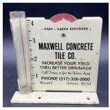 MAXWELL CONCRETE TILE CO.-RAIN GAUGE