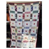 Small hand made quilt 43x68