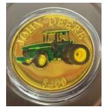 JOHN DEERE 1 oz. SILVER ROUND