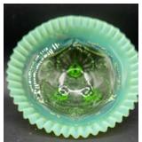 Jefferson GLS.Co.Opalescent Ruffles and Rings