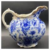 Warrick Flow Blue Pitcher-asis