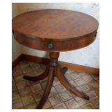 Craddock Duncan Phyfe Oval lamp table