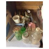 Old bottles and pop bottles