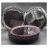 VTG 1876 Cape Cod Ruby Red 10.5 Plates