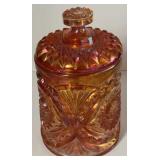 Vintage imperial Hodstar  carnival glass biscuit