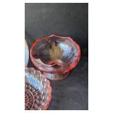 3-pc Pink Depression Glass Bowls