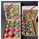 Vintage Christmas ornaments,Lustre-Brite and
