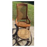 EASTLAKE Chair and BENTWOOD  Ottoman
